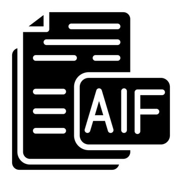 Vector Design AIF Icon Style