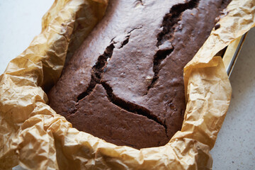 ciasto czekoladowo bananowe  © Marcin Łazarczyk