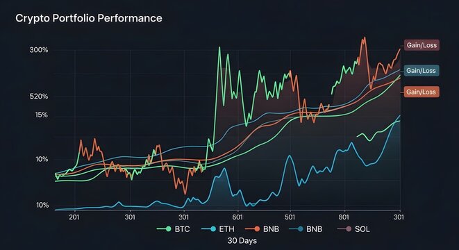 Crypto Portfolio Performance Dashboard UI
Cryptocurrency Investment Returns Chart
Web3 Portfolio Tracker Line Graph