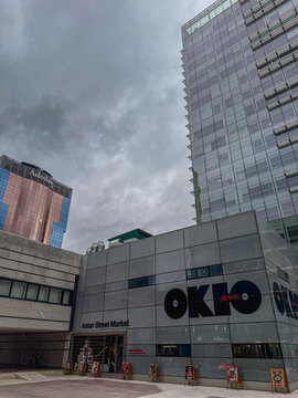 Financial district in Madrid, Spain. Februari 7, 2026.