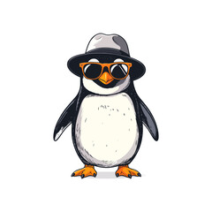 Obraz premium Cool Penguin With Sunglasses