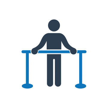 Physical Therapy Parallel Bars Icon