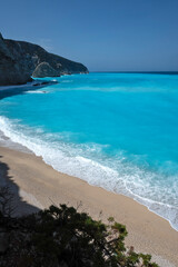 Obraz premium Lefkada Coastline near Porto Katsiki beach, Greece