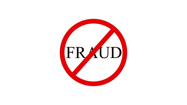 fraud sign icon isolated on transparent background.