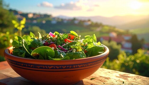 frischer gemischter Salat