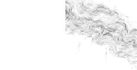 Fototapeta premium Topographic contour lines depicting mountainous terrain with intricate patterns and varying density