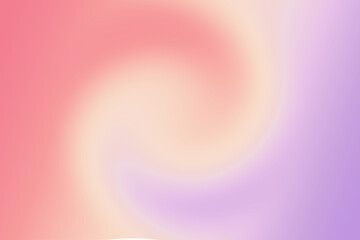 Fototapeta premium Abstract spiral blur background featuring soft pastel gradient colors and glowing dreamy atmosphere