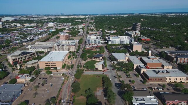 Aerial of The City of Arlington, Texas