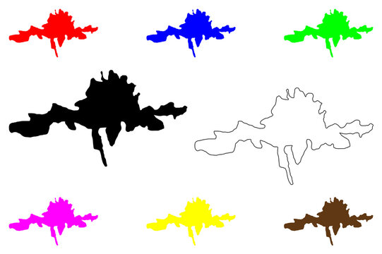 Turgutlu city (Republic of T&uuml;rkiye, Turkey) map vector illustration, scribble sketch Kasamba, Cassaba or Casaba map