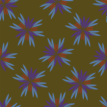 Cute pattern in small flower. Small colorful flowers. White background. Ditsy floral background. The elegant the template for fashion prints. - Vector