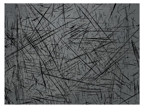 Abstract Background Texture Vector Art Scratched Surface Design with Dynamic Lines and Grayscale Tones for Graphic Applications