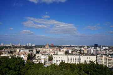 Fototapeta premium view of the city of Kyiv