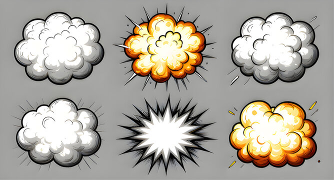 comic explosion, explosion effect, smoke cloud, explosion burst, comic blast, boom effect, bang effect, cartoon explosion, pop art, explosion cloud, smoke puff, vapor cloud, dust cloud, explosion grap