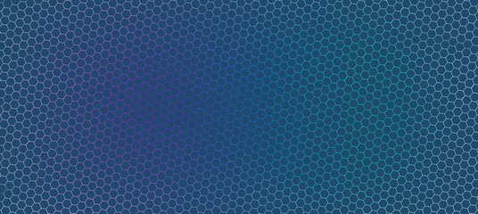 Abstract Pink, Blue, and Green Hexagonal Honeycomb Pattern Background © NARANAT STUDIO