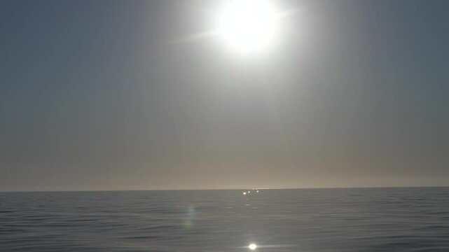 Amanecer en el Mar de Cortes espectacular reflejo del agua del mar