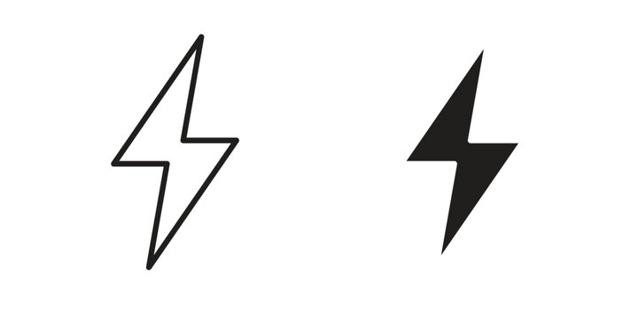 Energy Icon collection on white background. Vector icon art.