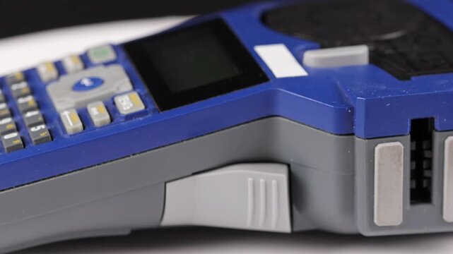 Thermal printing printer. It is used for marking in the electrical control panel. 