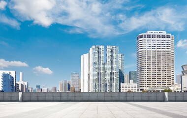 Naklejka premium road city building landscape cityscape highway travel