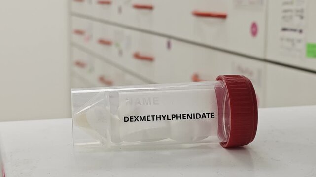 DEXMETHYLPHENIDATE tablets used to treat attention deficit hyperactivity disorder a central nervous system stimulant in plastic box
