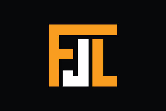 FJL OR LJF Creative business logo vector illustration.