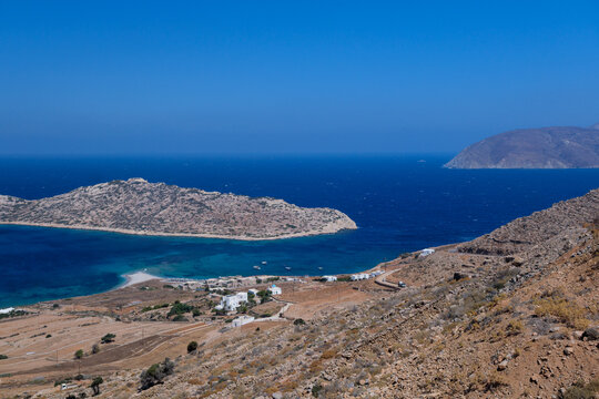 Nikouria Island and Agios Pavlos, Amorgos, Greece