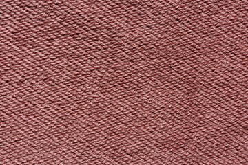 Fototapeta premium French terry fabric backside with ribbed collar detail garment construction close up