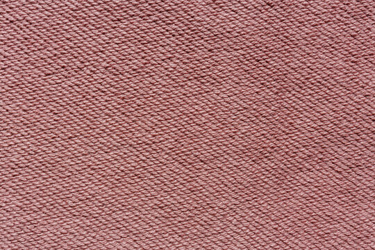 Muted pink french terry loopback fabric texture detailed textile background