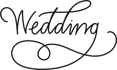 wedding typography calligraphy letters © HWAYOUNG