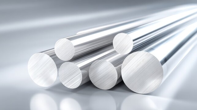 Array of Precisely Aligned Transparent Acrylic Rods