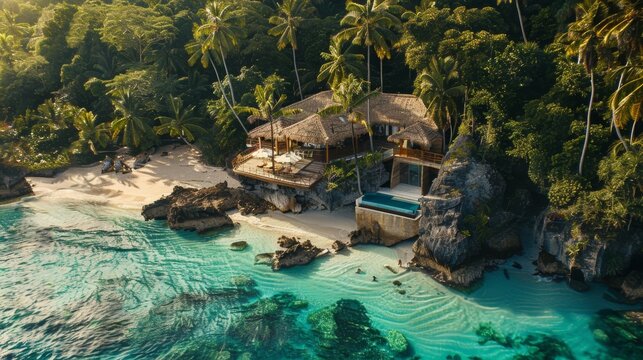 Captivating tropical travel escapes. exotic destinations photography
