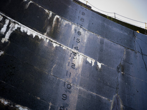 Belfast, Northern Ireland, United Kingdon, 30th October 2025, Thompson Graving Dock Dry Dock
