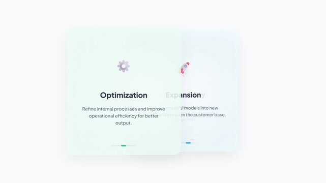 Digital Workspace and Security Onboarding Mobile App Interface Carousel Isolated on White Background with Smooth Sliding Animation and Copy Space