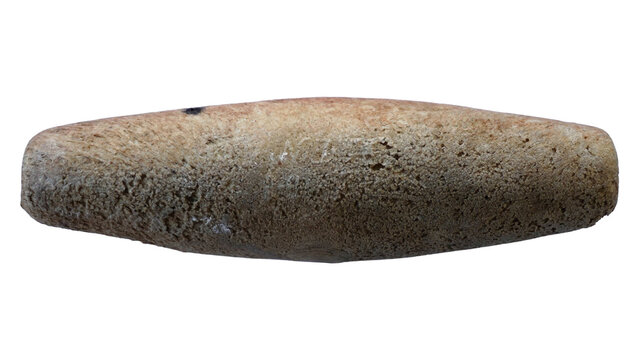 Flat oval stone