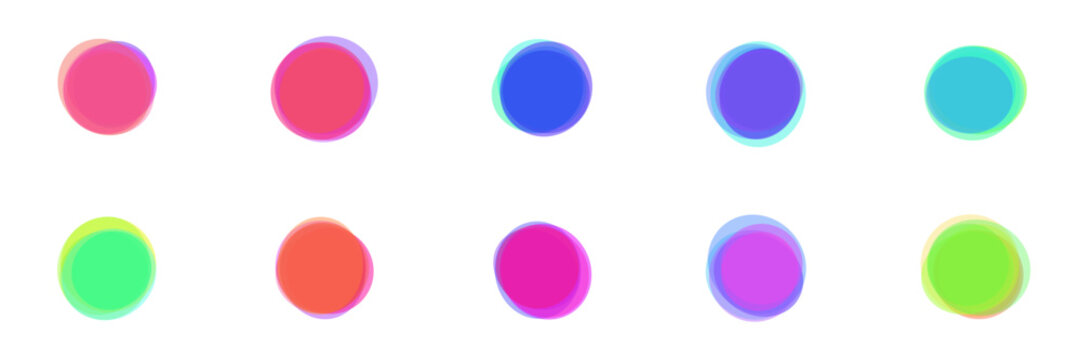 Abstract Neurodiversity Spectrum Icons, Sensory Processing Disorder Visuals, ADHD Awareness Graphics