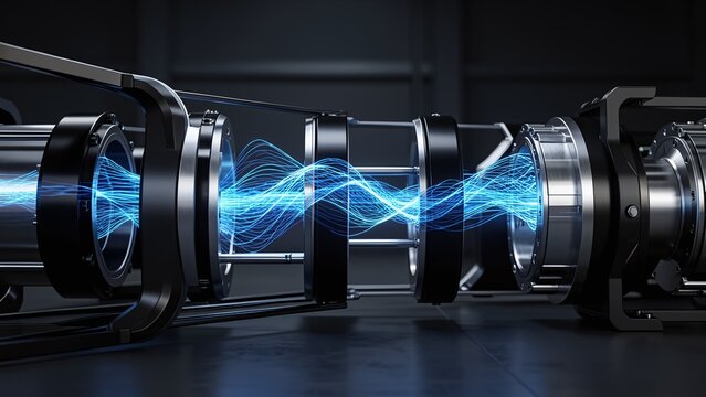 Side Profile of Small Modular Reactor Segments Assembly Process