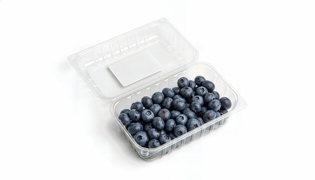 Plastic Punnet Blueberries Pack
