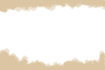 Obraz premium Contemporary Neutral Brush Stroke Border Frame