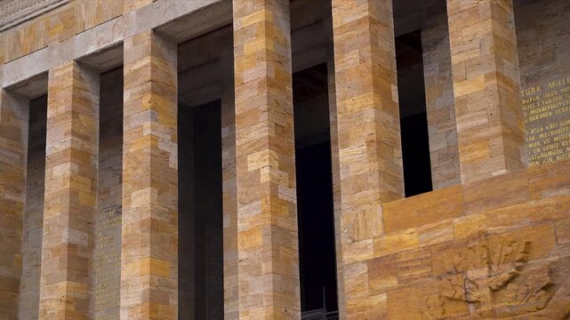 Anitkabir mausoleum of Mustafa Kemal Ataturk in Ankara