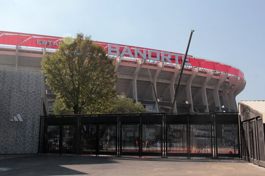 Mexico City, Mexico - Mar 26, 2026: Estadio Banorte is the new name of the historic Estadio Azteca in Mexico City, after its renovation for the 2026 FIFA World Cup