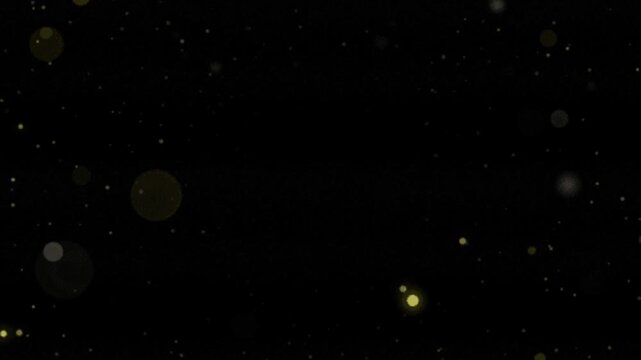 Particles zoom animation with glowing stars moving forward cinematic depth abstract space background loop effect