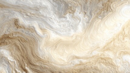 Obraz premium Abstract swirls of cream and beige tones create a serene and fluid visual, evoking a sense of calm and movement in the design.