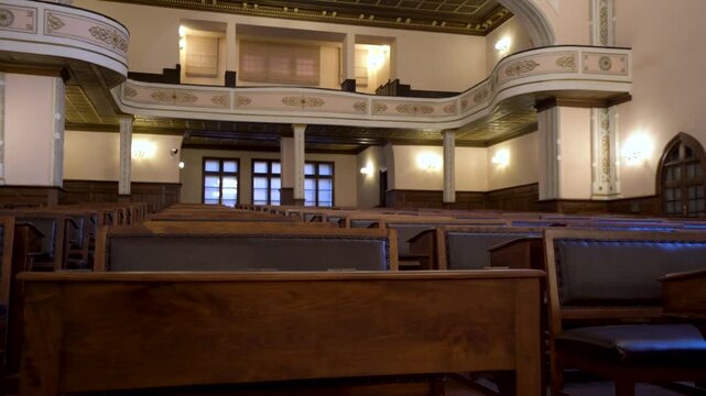 Interior of the former Turkish Grand National Assembly Republic Museum in Ankara