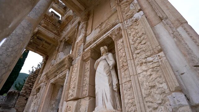 Library of Celsus ancient Roman building in Ephesus Turkey