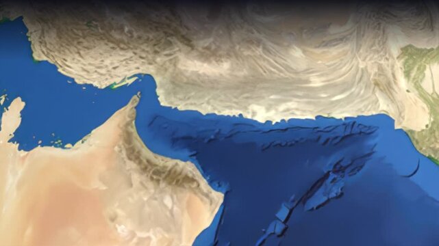 Animated Flight Path Map from Doha Qatar to Chicago USA