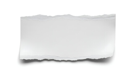 Fototapeta premium Torn edge of white paper background.