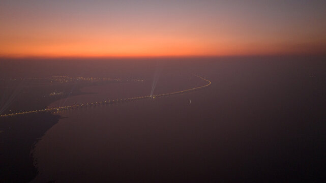 atal setu sunset, atal bridge aerial, mumbai coastal bridge, sea link sunset, atal setu nightfall, bridge lights aerial, mumbai sea bridge, sunset bridge lights, atal setu dusk, coastal bridge sunset,