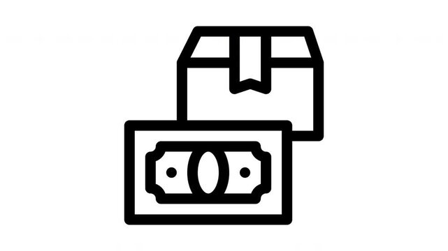 payment minimalist stroke animation