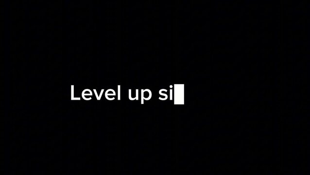 Level Up Silently | Success Growth Animation