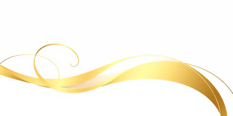 Fototapeta premium Golden abstract vector background featuring flowing yellow and orange wave lines in a modern light motion design template for business wallpaper and art backdrops