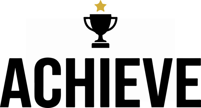 Trophy with Golden Star.